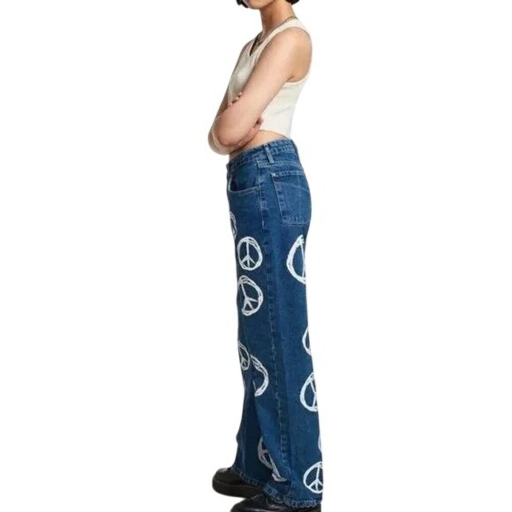 The Ragged Priest Peace Sign Jeans - Picture 4 of 8